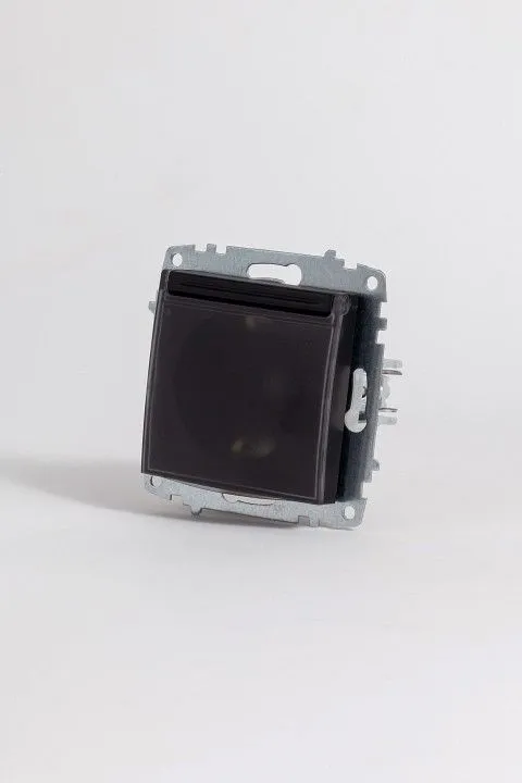 Розетка с заземлением с крышкой, без рамки Elbi Eleсtriс Zena Vega 609-014800-218