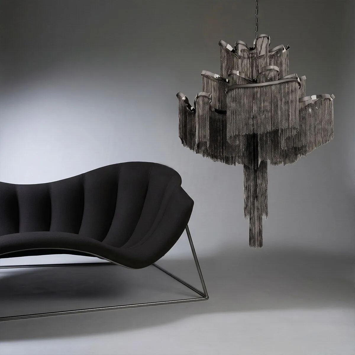 Подвесная люстра Loft it Stream 10208/1000 Gunmetal