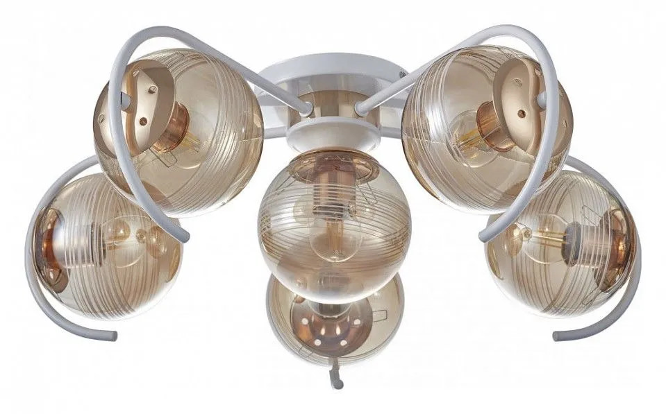 Потолочная люстра Arte Milano AMALFI-326208 326208/5+1 WH+FG