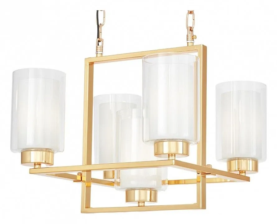 Подвесная люстра LUMINA DECO Lino LDP 1239-5 F.GD