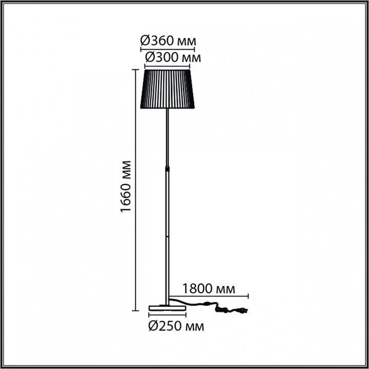 Торшер Lumion MODERNI 8302/1F