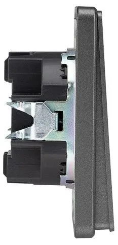 Выключатель трехклавишный без рамки Kranz ROUND KR-78-0707-2
