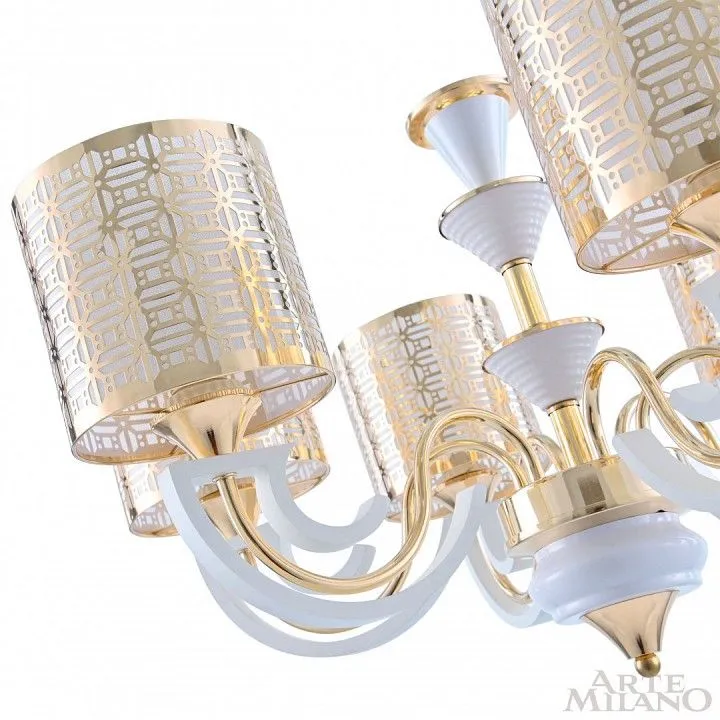Подвесная люстра Arte Milano Florentia-8857 308857/6 Wh/Gd