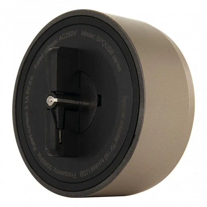 Розетка USB и type C на треке Arte Milano Am-track-sockets-39 399731TS/USB-Type-C Gold