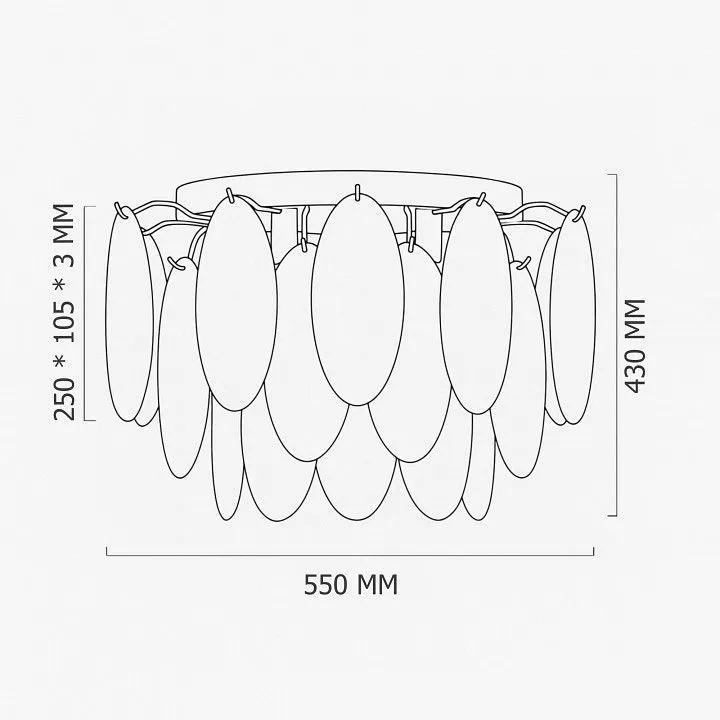 Потолочная люстра Imperiumloft  Cld_11005