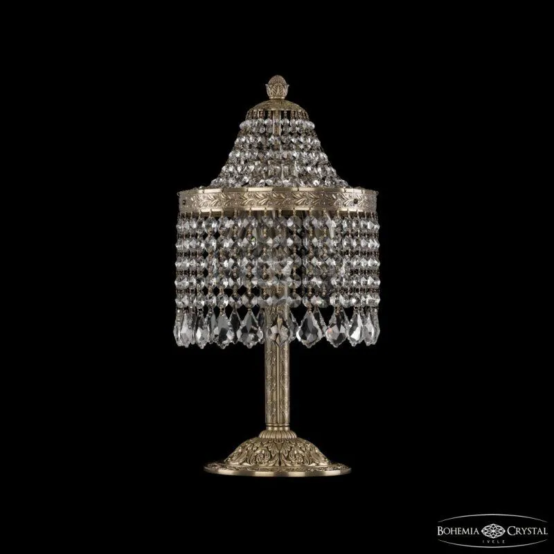 Настольная лампа декоративная Bohemia Ivele Crystal 1920 19201L6/H/20IV Pa Leafs