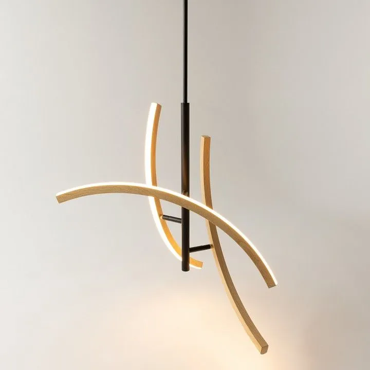 Люстра на штанге Maytoni Ваби MOD428PL-L27BK