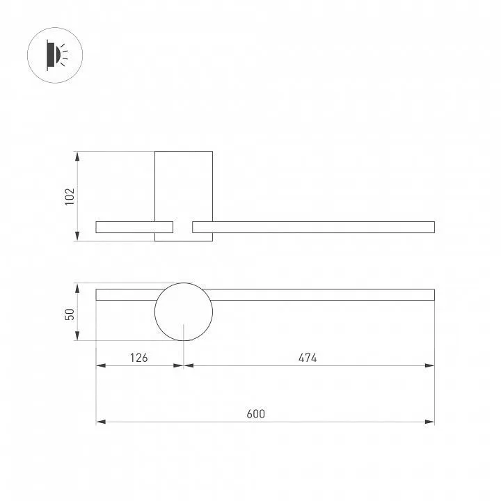 Бра Arlight VINCI 034170