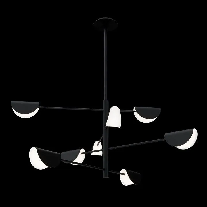 Люстра на штанге Maytoni Моллис MOD126PL-08B