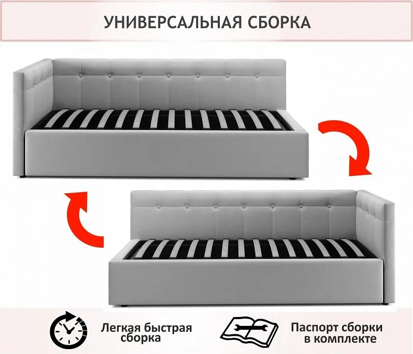 Кровать односпальная Bonna 2000x900 с ПМ