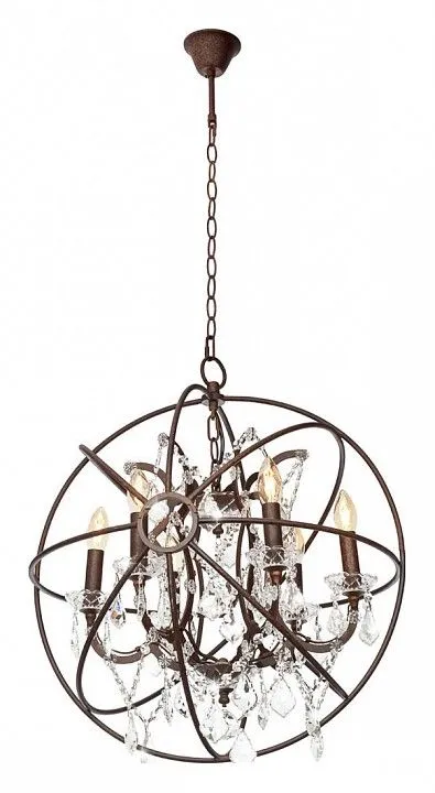 Подвесная люстра Loft it Foucaults Orb Crystal LOFT1897/6