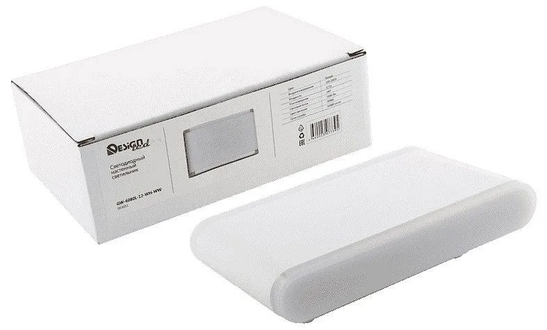 Накладной светильник DesignLed Bravo GW-6080L-12-WH-NW