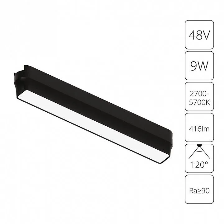 Накладной светильник Arte Lamp Rapid A2953PL-1BK