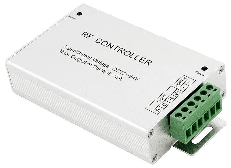 Контроллер-регулятор цвета RGB с пультом ДУ SWG RF RGB RF-RGB-20-18A