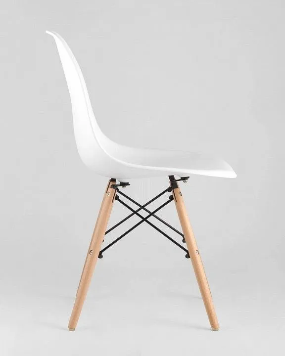 Набор из 4 стульев Stool Group Eames 8056PP WHITE X4, УТ000004728 Набор из 4 стульев Stool Group Eames 8056PP WHITE X4, УТ000004728