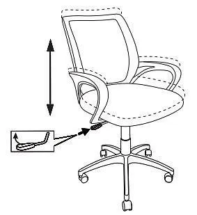 Кресло компьютерное CH-W695NLT/DB/TW-10N