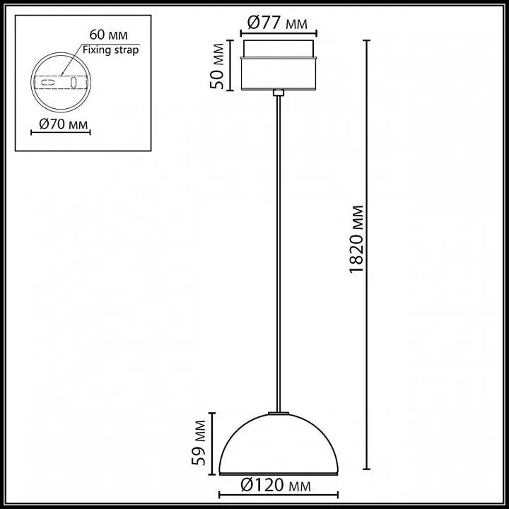 Подвесной светильник Odeon Light L-VISION 5453/6L