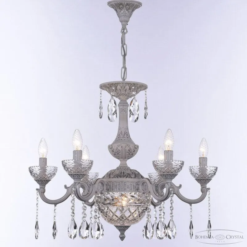 Подвесная люстра Bohemia Ivele Crystal AL7801 AL78101P/6/175 A WMN P Clear/M-1F