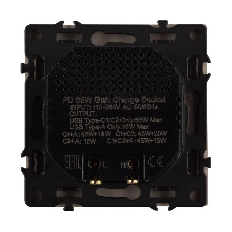 Розетка USB и type C без рамки Arlight NOBE 061835(1)