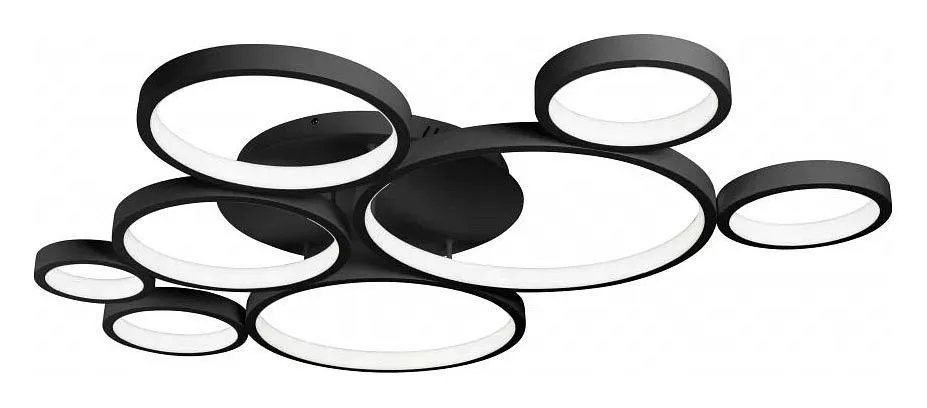 Потолочная люстра iLedex Ring Star 9004-8L-X BK