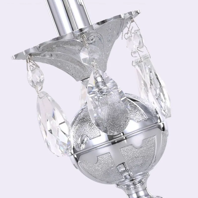 Настольная лампа декоративная Bohemia Ivele Crystal AL77 AL77500L/1-23 Ni