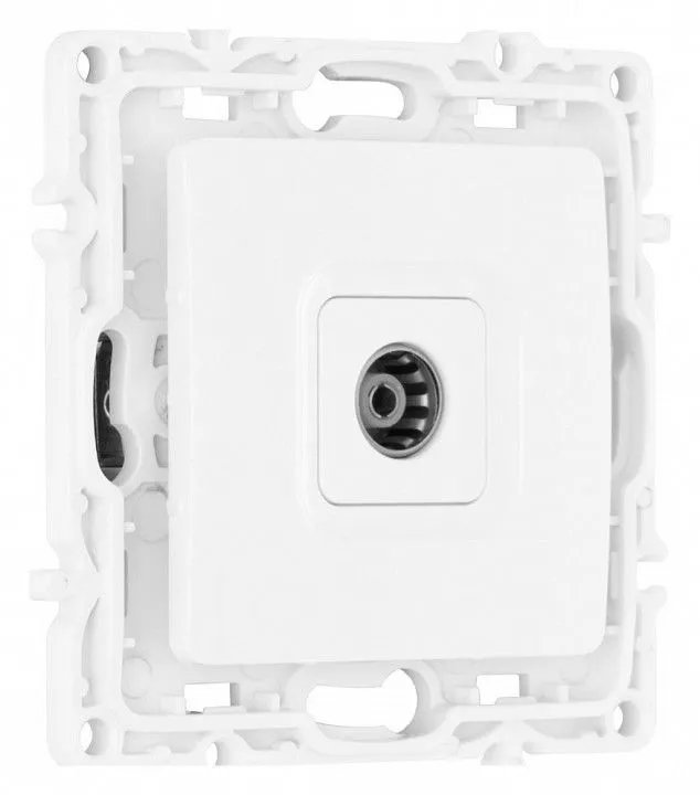 ТВ-розетка без рамки Arte Milano am-217 217.43-1.white