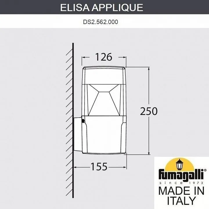 Накладной светильник Fumagalli ELISA DS2.562.000.AXD1L