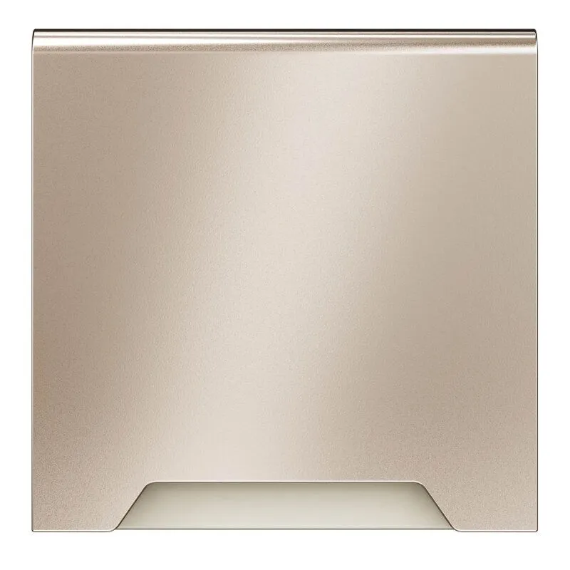 Накладка для розетки с заземлением и со шторками с крышкой Voltum S70 METAL VLSM000810