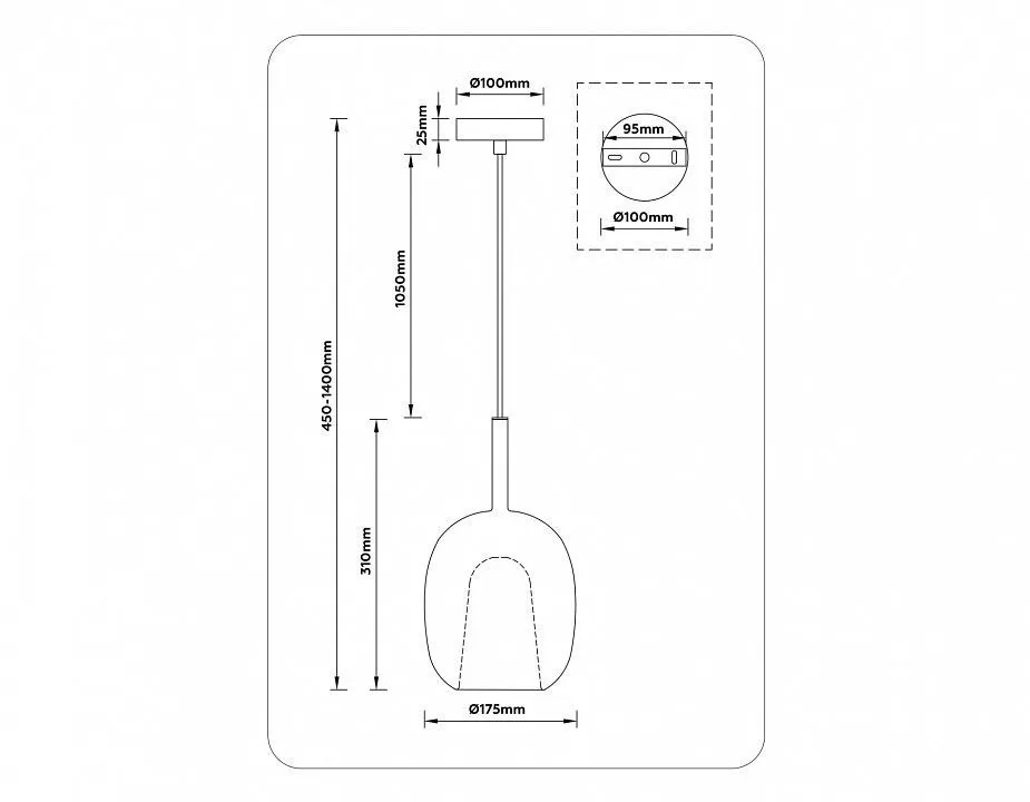 Подвесной светильник Ambrella Light LH LH11121