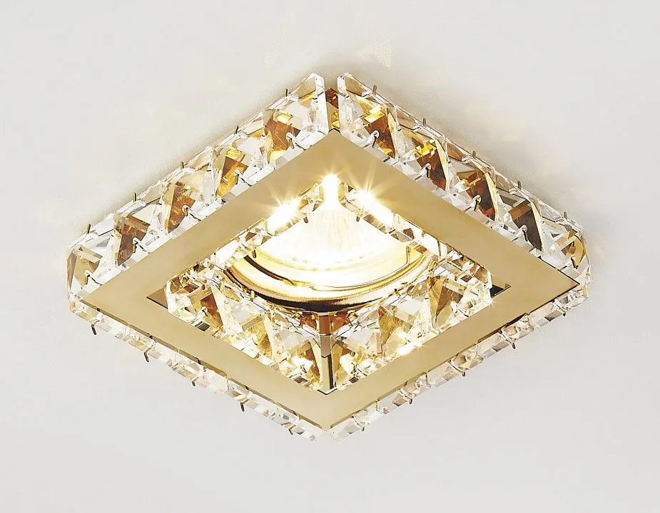 Встраиваемый светильник Ambrella Light Crystal K110 K110 CL/G