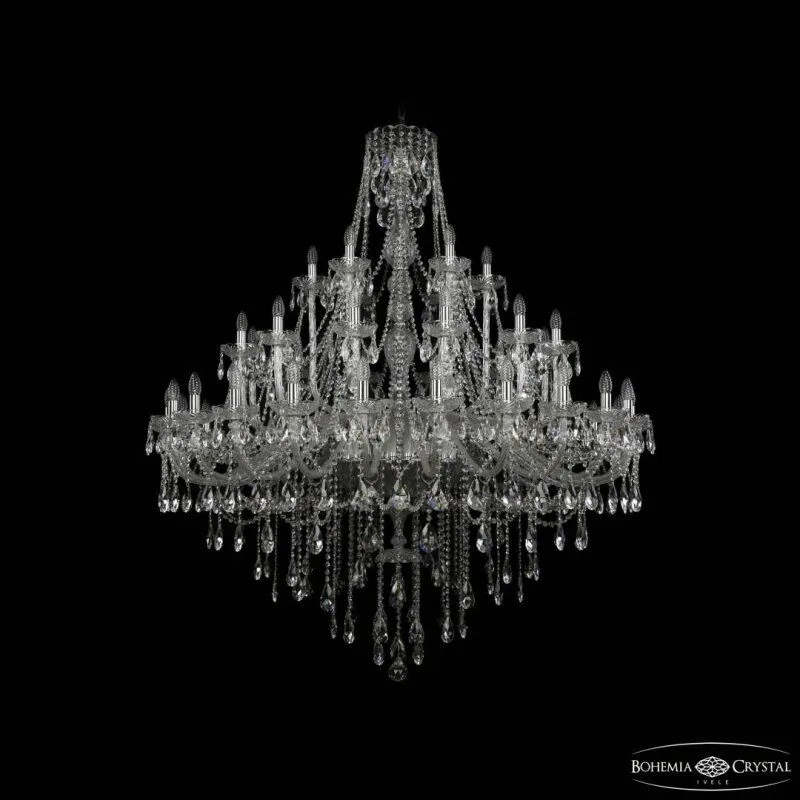 Подвесная люстра Bohemia Ivele Crystal 1415 1415/24+12+6/530 Ni
