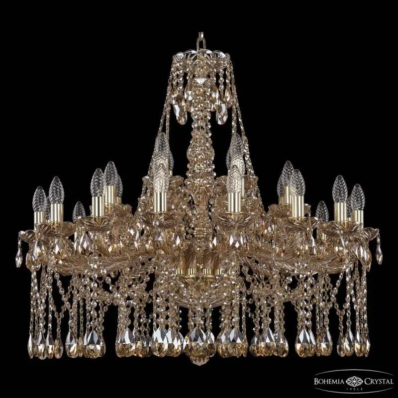 Подвесная люстра Bohemia Ivele Crystal 1413 1413/16+8+4/300 G M721