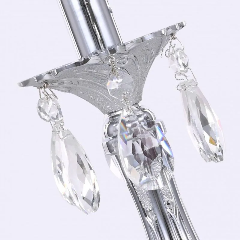 Настольная лампа декоративная Bohemia Ivele Crystal AL77 AL77100L/1-32 Ni