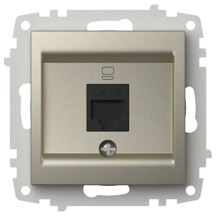 Розетка Ethernet RJ-45 без рамки Elbi Eleсtriс Zena Vega 609-011400-247