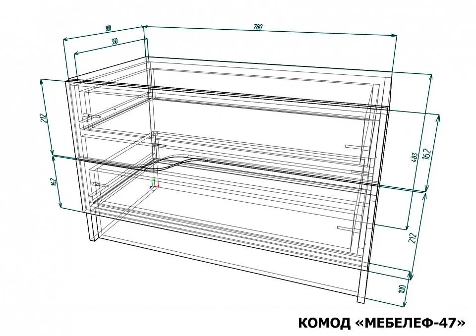 Комод Мебелеф-47