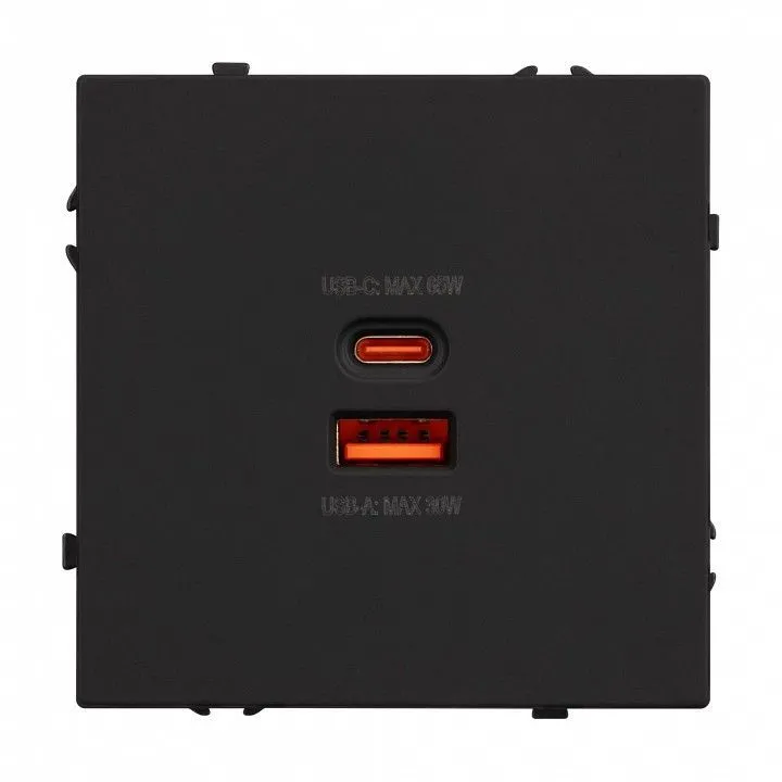 Розетка 2хUSB type A и C без рамки Arlight SCT 054317