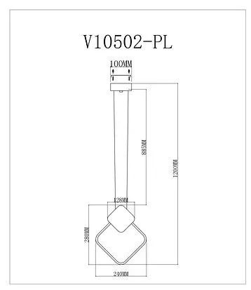 Подвесной светильник Moderli Store V10502-PL