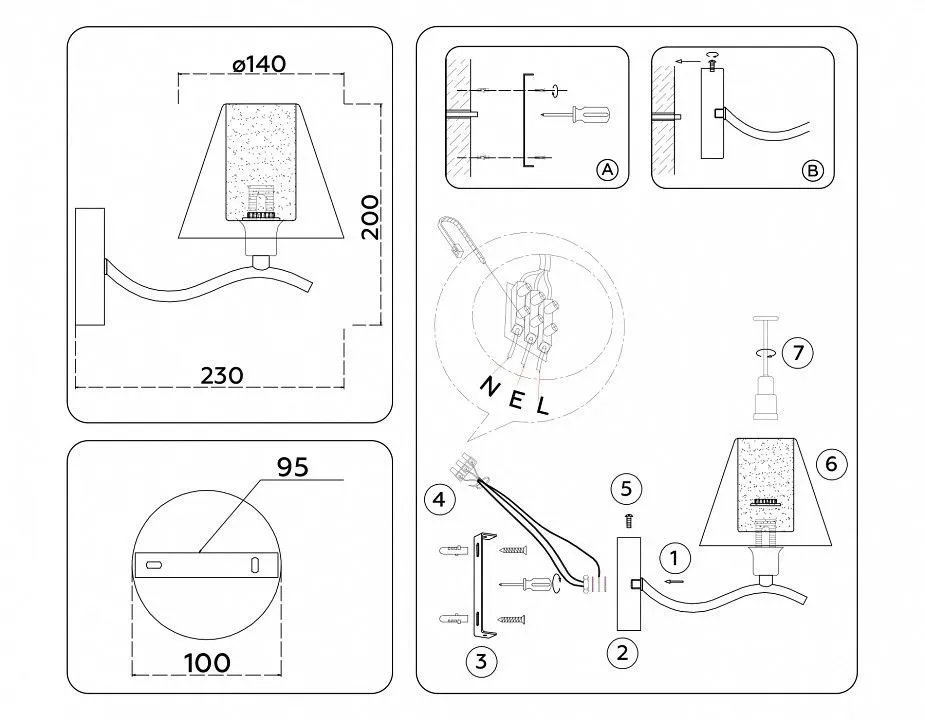 Бра Ambrella Light HIGH LIGHT LH57085