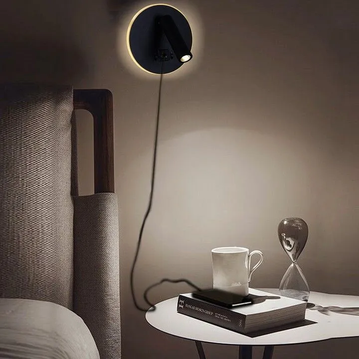 Бра Reluce 86203 86203-9.2-001KT LED12W+USB BK