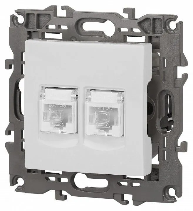Розетка Ethernet RJ-45 без рамки Эра Эра Elegance 14-3108-01