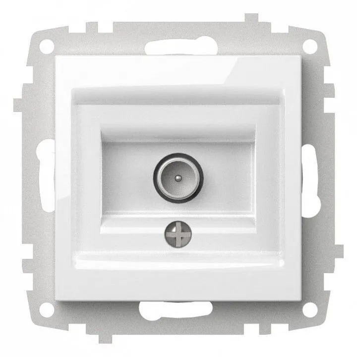 ТВ-розетка проходная без рамки Elbi Eleсtriс Zena Vega 609-015600-272