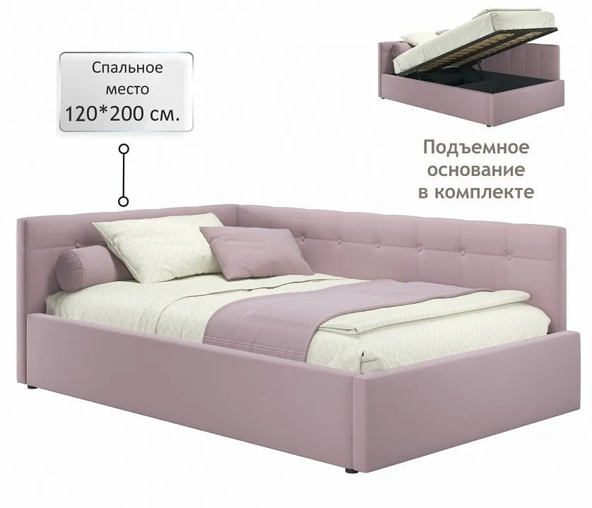 Кровать полутораспальная Bonna 2000x1200 с ПМ