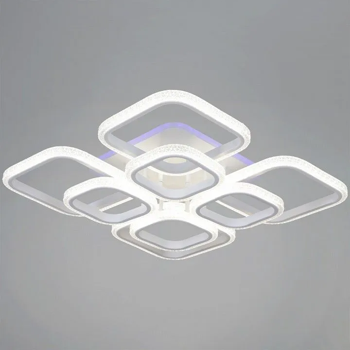Потолочная люстра Reluce 06335 06335-0.3-4+4B WH (RGB)