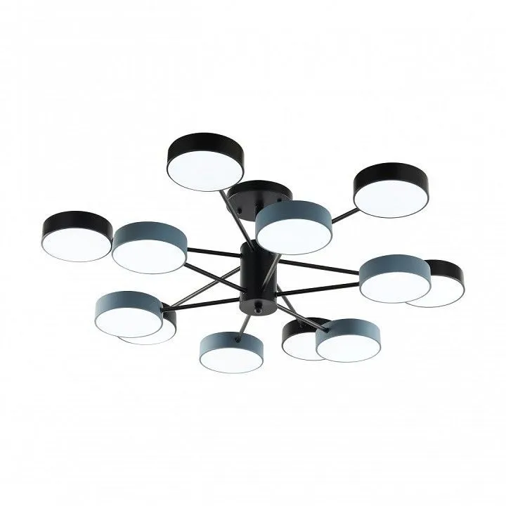 Люстра на штанге Arte Milano Ferrara 250906/12B Bk/Gr