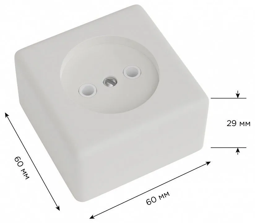 Розетка без заземления Apeyron Electrics  РА 16-019