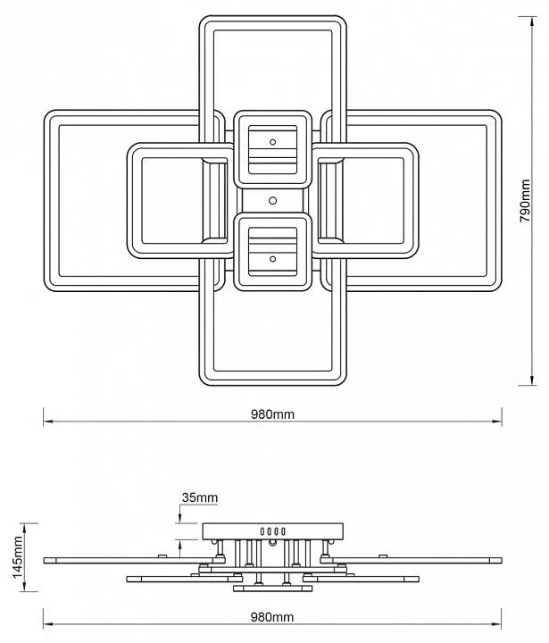 Потолочная люстра Escada Plain 10286/8LED