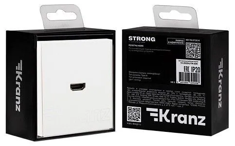 Розетка HDMI без рамки Kranz STRONG KR-78-0730-4
