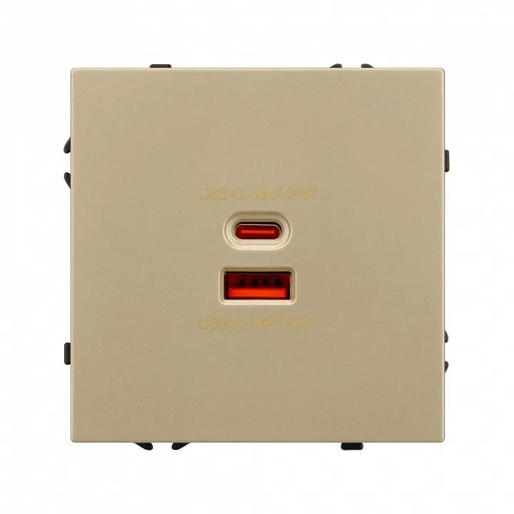 Розетка 2хUSB type A и C без рамки Arlight SCT 054318