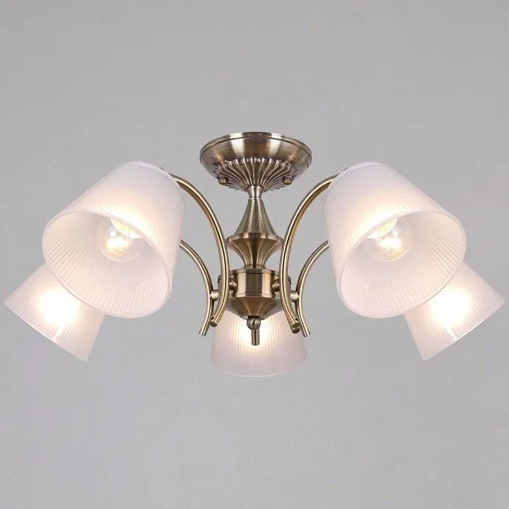 Люстра на штанге ILLUMICO  IL0910-5CSQ-26 AB ELITE