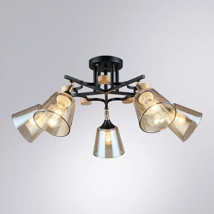 Люстра на штанге Arte Lamp Glassy A5078PL-5BK